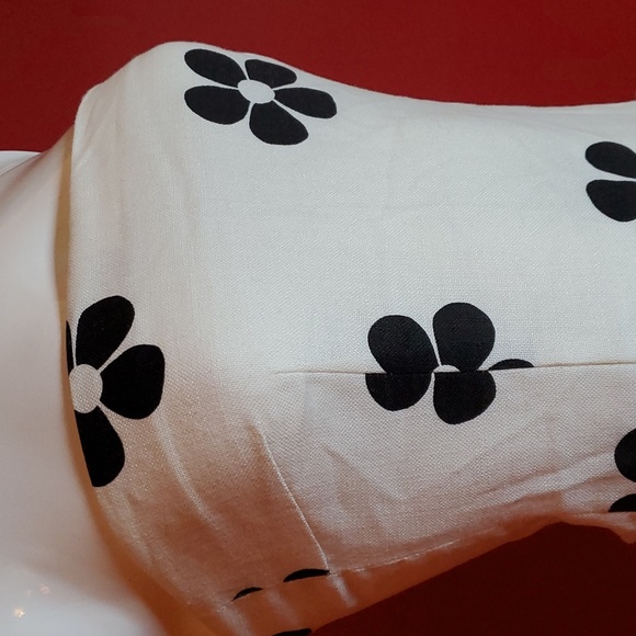 Zara White Black 60s White Black Pop Art Flower Strapless Low Waist Dress Sz 6 - Picture 8 of 14